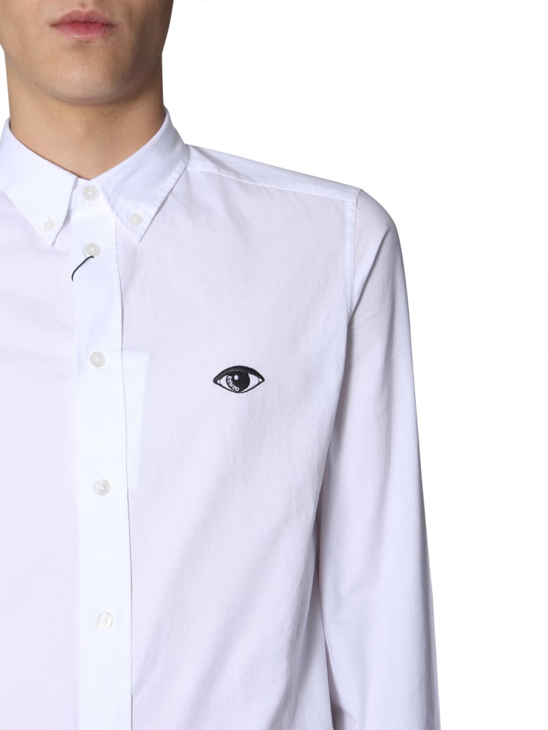 Polo Kenzo nam cộc tay trơn logo hổ cam Cá Sấu 123 #30 Polo Kenzo nam cộc tay trơn logo hổ cam Cá Sấu 123